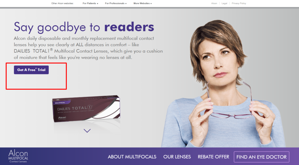 Alcon Multifocal Contact Lenses Free Trial And Rebate Offers Alcon 