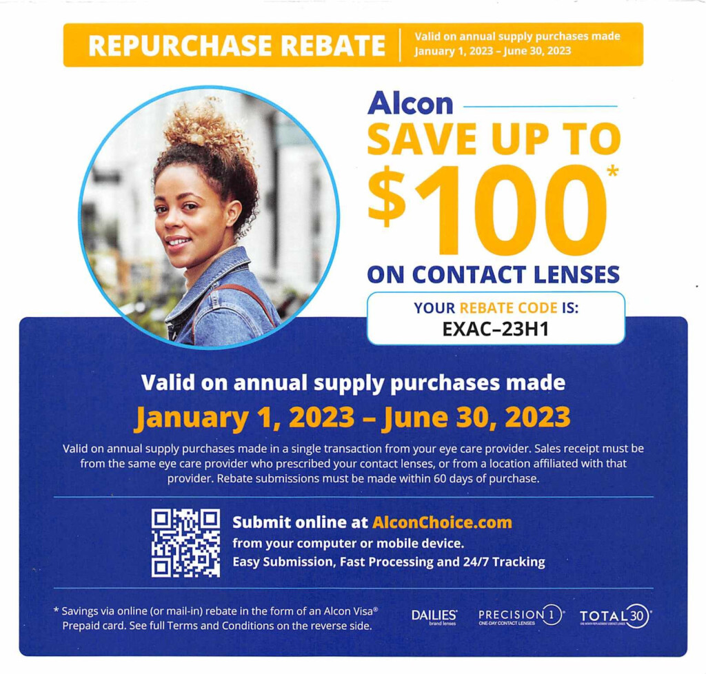 Get Up To A 200 Rebate On Alcon Contact Lenses Sunshine Optometry