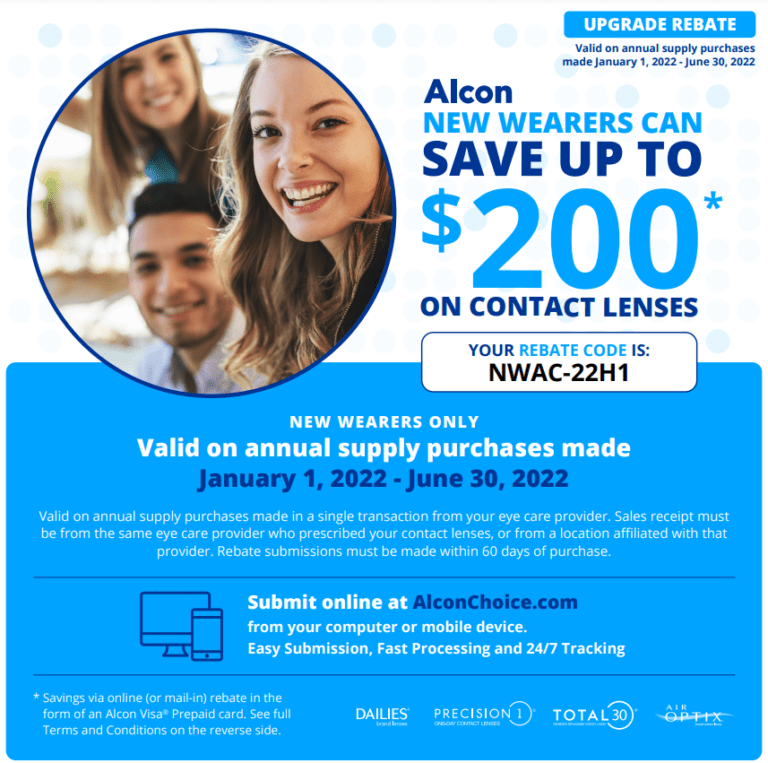 Rebate Form For Alcon Contact Lenses At Costco Printable Rebate Form
