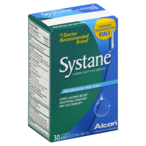 Systane Eye Drops Lubricant Vials