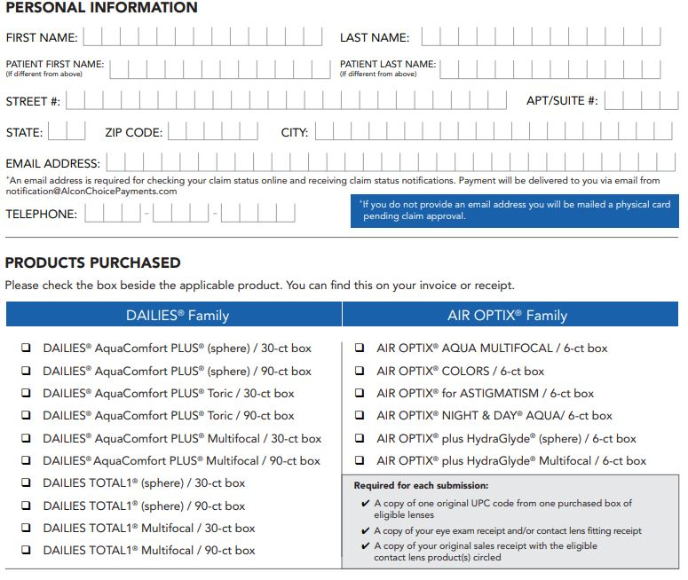 Www alconchoice Rebate Form Submission Online