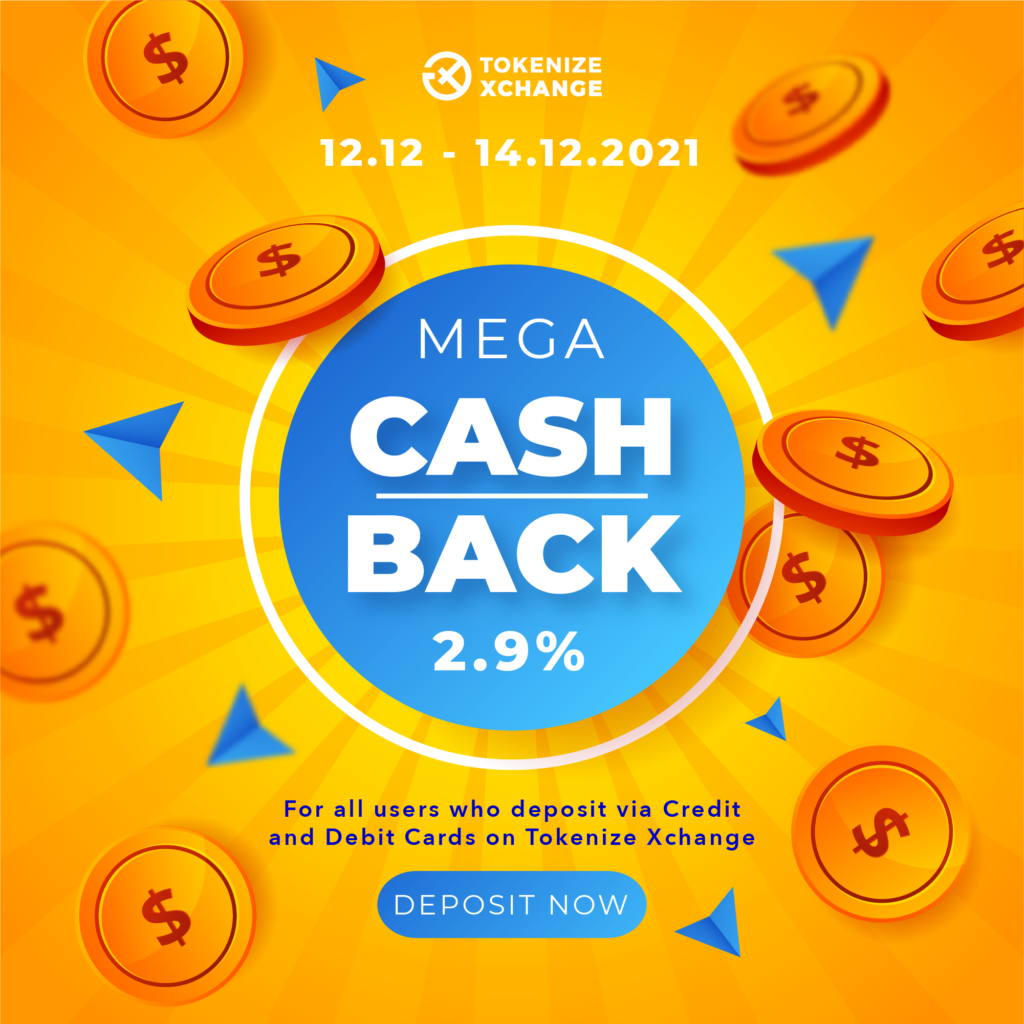 Mega Cashback For All A 2 9 TKX Rebate For Credit Debit Card Deposits 