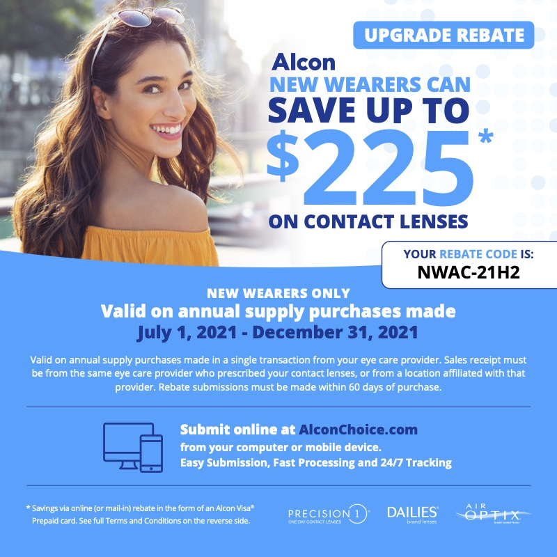 New Wearer Rebate Alcon New Wearers Can Save Up To 225 On Your